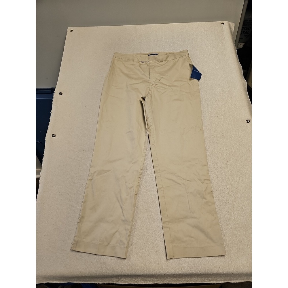 JH Collectibles February Essentials Khaki Stretch Pants Womens 8 JKMU3802 Tan